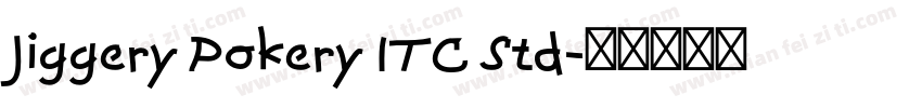 Jiggery Pokery ITC Std字体转换